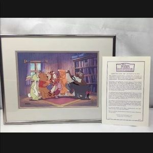 Walt Disney POOH'S GRAND ADVENTURE Limited lithograph 358/500 Certificate Auth